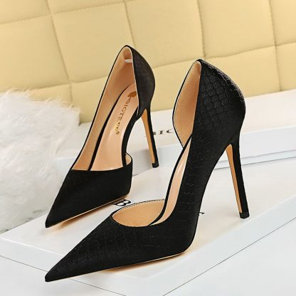 2022 New Spring Plus Size 43 Women High Heels Pumps Sexy Pointed Toe Slip-On Stilettos Female Summer Sandals Shoes Woman WSH4326 - Image 4