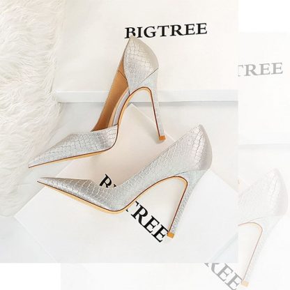 2022 New Spring Plus Size 43 Women High Heels Pumps Sexy Pointed Toe Slip-On Stilettos Female Summer Sandals Shoes Woman WSH4326 - Image 6
