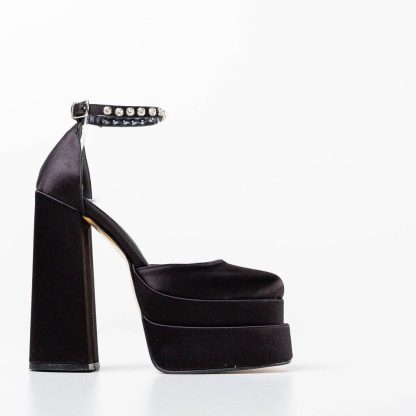 Fashion Platform Women Shoes Elegant Dress Shoes Rhinestone Ankle Strap Ladies High Heel Sexy Pumps Women Party Shoes WSH4488 - Image 2