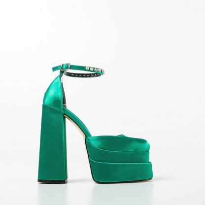 Fashion Platform Women Shoes Elegant Dress Shoes Rhinestone Ankle Strap Ladies High Heel Sexy Pumps Women Party Shoes WSH4488 - Image 3