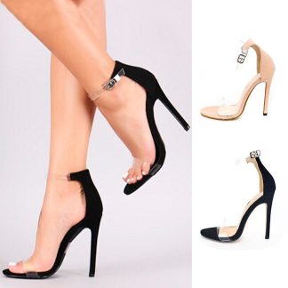 High Heels Women Shoes Summer 2022 Transparent Stiletto Sandals Plus Size Open Toe Sandals for Women Pumps Party Shoes WSH3245